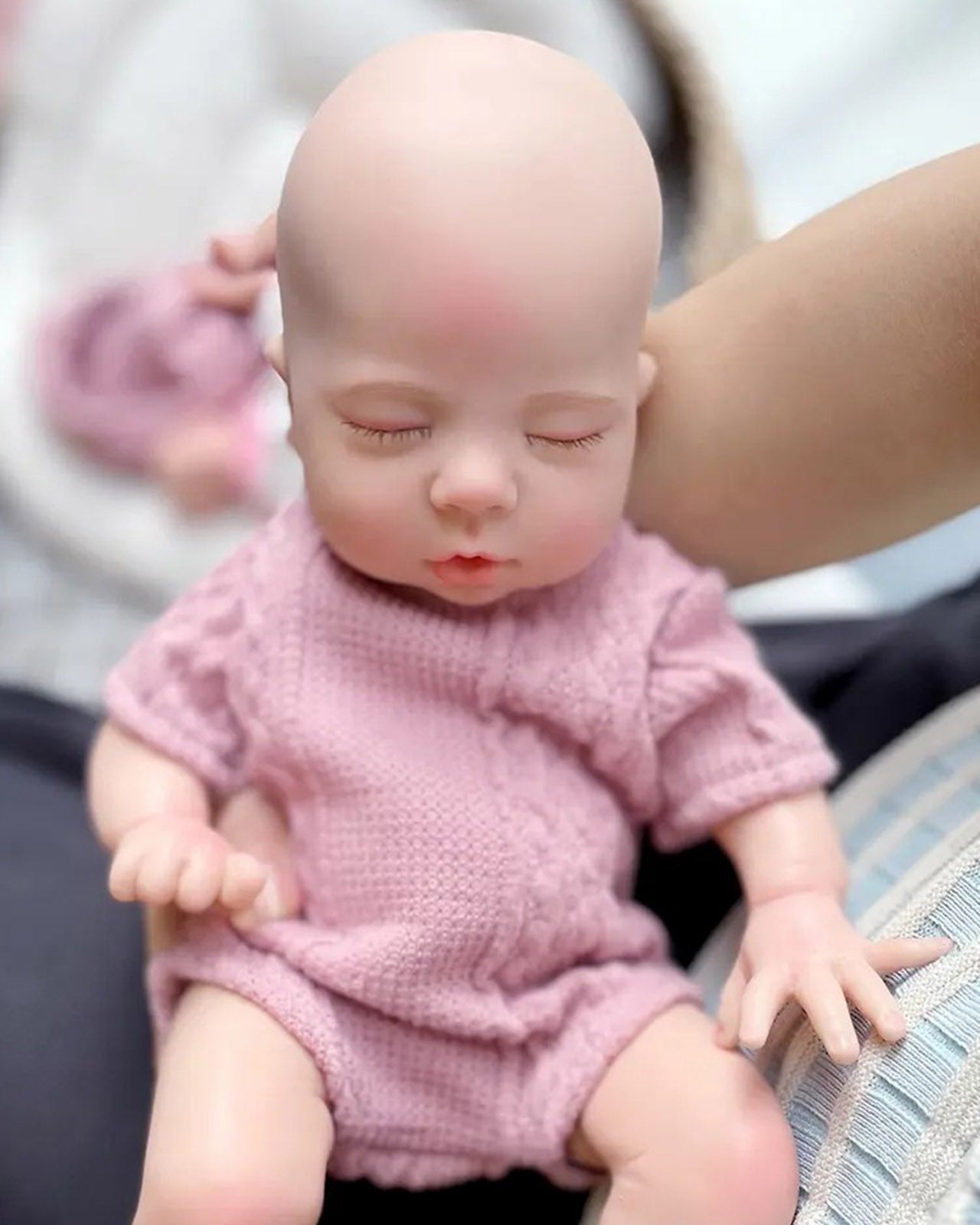 Julia - 13" Full Silicone Reborn Baby Dolls Sleeping Newborn Girl With Baby-soft Skin