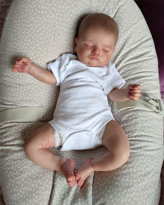 Rosalie - 20" Reborn Baby Doll Cute Sleeping Realistic Newborn Girl With Hand-painted Hair