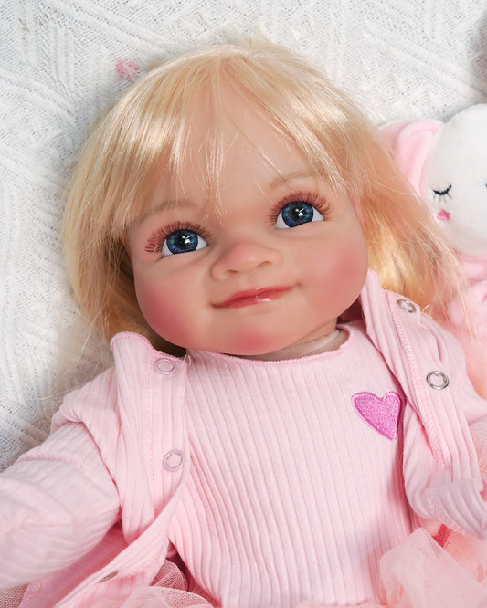 Eleanor -  20" Lifelike Reborn Dolls, Realistic Dolls, Soft Cloth Body, Vinyl Limbs, Birthday Gift