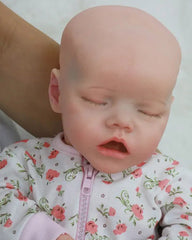 Eileen - 18" Full Silicone Reborn Baby Dolls Sleeping Adorable Newborn Girl with Soft Body