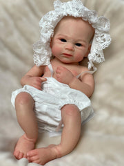 Jerome - 13" Full Silicone Reborn Baby Dolls Cute Smile Premature Girl