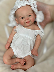 Jerome - 13" Full Silicone Reborn Baby Dolls Cute Smile Premature Girl