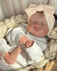 Hudson - 17" Realistic Reborn Baby Dolls Full Body Vinyl Silicone Boy Doll Lifelike Newborn