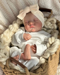 Hudson - 17" Realistic Reborn Baby Dolls Full Body Vinyl Silicone Boy Doll Lifelike Newborn
