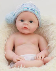 Estelle - 22" Full Silicone Reborn Baby Dolls Cute Platinum Silicone Toddler Girl
