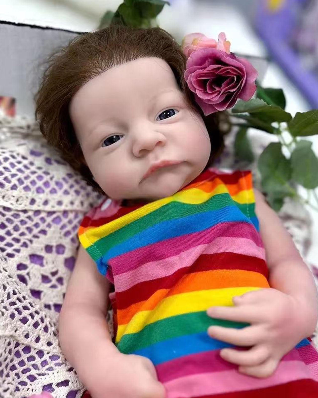 18 Flexible Awake Full Silicone Reborn Baby Dolls- Vacos Store – vacos