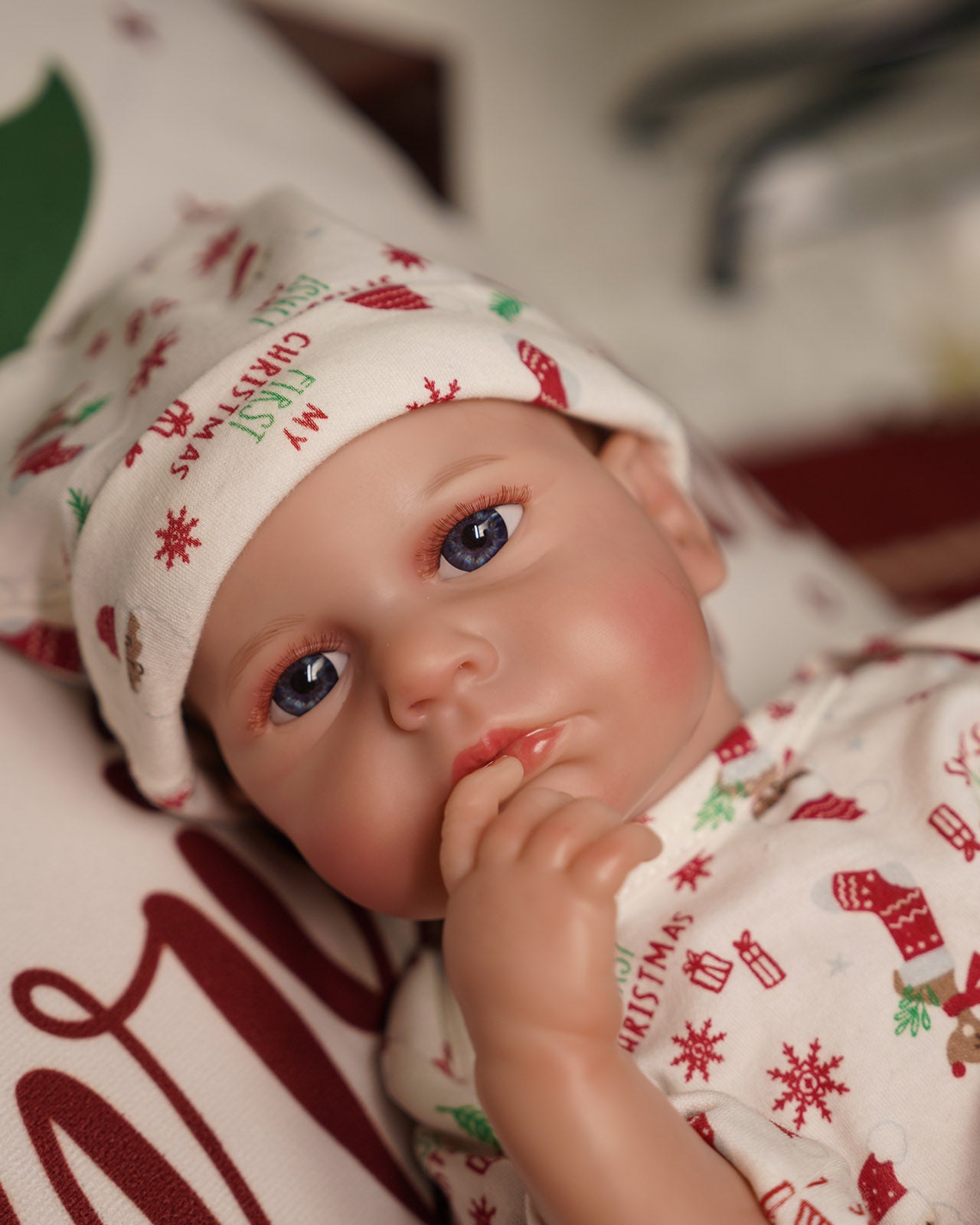Gabrielle - 20" Reborn Baby Dolls Adorable Chubby Newborn Girl with Realistic Hand Drawn Veins