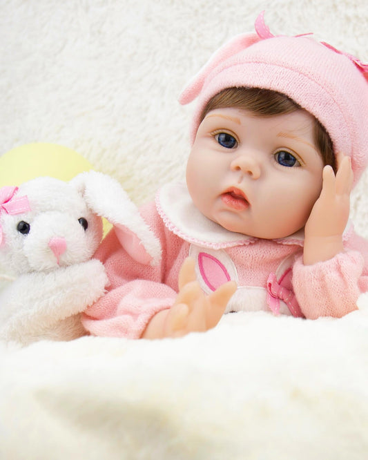 Hannah - 22" Reborn Baby Dolls Cute Chubby Toddlers Girl with 3D-paint Skin