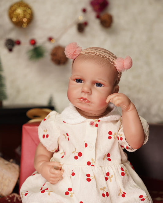 Joanna - 20" Reborn Baby Dolls Cherubic Cute Newborn Girl with 3D-Paint Skin