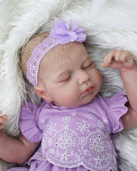 Lily - 20" Reborn Baby Dolls Cute Lively Newborn Girl With Plump Cheeks