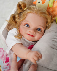 Ella - 20" Reborn Baby Dolls Realistic Newborn Vinyl Baby, Real Baby Dolls That Look Real Silicone Vinyl Reborn Baby