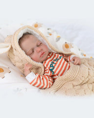 Hilary - 20" Reborn Baby Dolls Cute Sleeping Newborn Girl with Chubby Cheeks