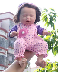 Mavis - 13" Full Silicone Reborn Baby Dolls Premature Girl with Solid Weighted Body