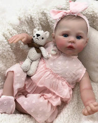 Tomas - 22" Realistic Reborn Baby Doll Fantasy Fashion Doll with Hand-Painted Skin Texture and Soft Cloth Body