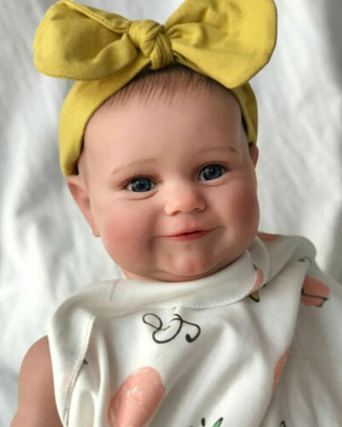 Evangeline - 24" Reborn Baby Dolls Handmade Awake Cute Toddlers Girl with Chubby Hands