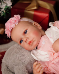 Kimberley - 20" Reborn Baby Dolls Lovely Awake Newborn Girl with Hand-painted Hair