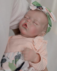 Angelica - 18" Reborn Baby Dolls Lifelike Newborn Innocent Girl With Plump Cheeks