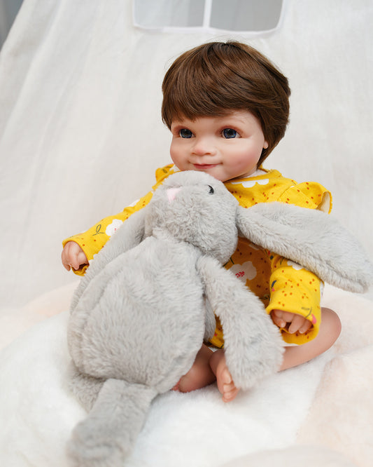 Selena - 20" Reborn Baby Dolls Handmade Awake Cute Newborn Girl - VacosHeart Designed