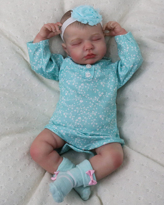 Camille - 20" Reborn Baby Dolls Cherubic Cute Newborn Girl with 3D-Paint Skin