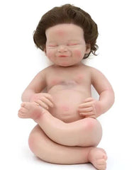 Saxon - 20" Full Silicone Reborn Baby Dolls Cute Smile Toddlers Boy with Weighted Body