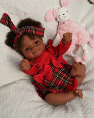Talia - 20" Reborn Baby Dolls Black with Lifelike Soft Body African American Realistic-Newborn Girl