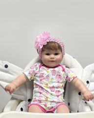Barbara - 20" Reborn Baby Dolls Realistic Awake Toddlers Girl With Sweet Smile