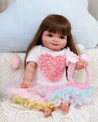 Maria - 20" Realistic Reborn Baby Doll Girl Doll Toy Gift with Real Life Features for Boy & Girl Age 3+