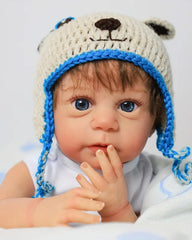 Gonzalo - 20" Reborn Baby Dolls That Look Real With Realistic Skin, Vinyl Limbs and Cloth Body Boy