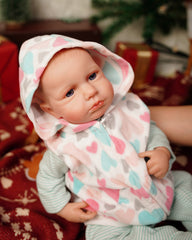 Lindsay - 20" Reborn Baby Dolls Tiny Puckered Mouth Newborn Girl with Big Blue Eyes