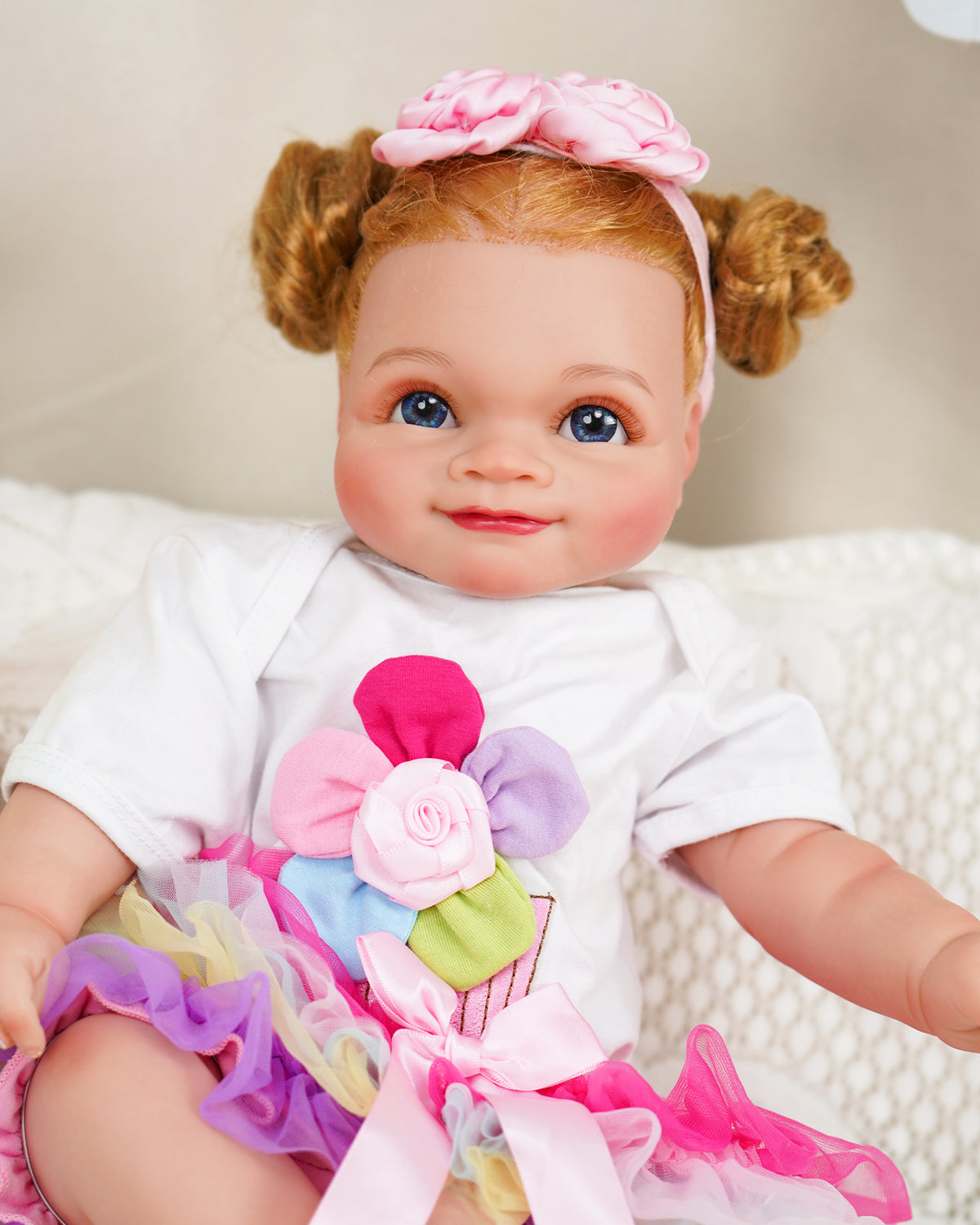 Annette - 20" Lifelike Reborn Baby Dolls Girl Realistic-Newborn Baby Doll Cloth Body