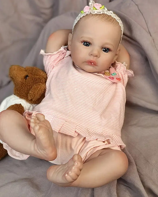 Verochka - 22" Reborn Baby Dolls Lifelike Handmade Realistic Vinyl Newborn Dolls