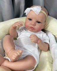 Honoria - 20" Reborn Baby Dolls Touch Real Newborn Girl with Awake Blue Eyes