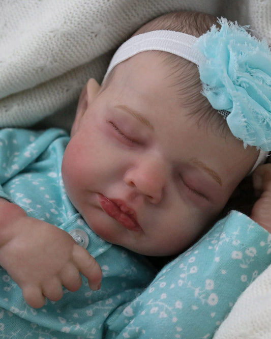 Camille - 20" Reborn Baby Dolls Cherubic Cute Newborn Girl with 3D-Paint Skin