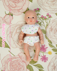 Ange - 6" Full Silicone Reborn Baby Dolls Realistic Newborn Baby with a Soft and Elastic Texture