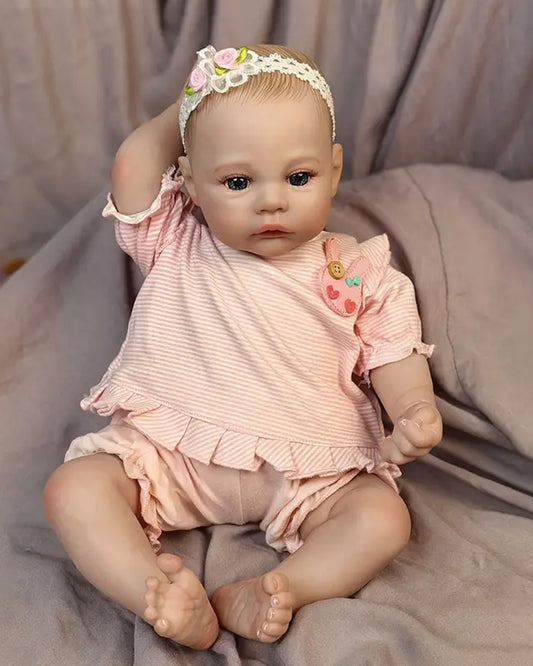 Verochka - 22" Reborn Baby Dolls Lifelike Handmade Realistic Vinyl Newborn Dolls