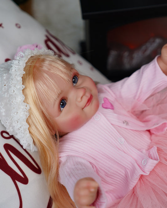 Kia - 20" Lifelike Reborn Baby Dolls Handmade Realistic Newborn Girl Toys