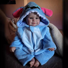 Zhenya - 20" Reborn Baby Dolls Silicone Reborn Baby Doll Toddler Lifelike Real Newborn Toddler Dolls Best Gift for Girl