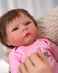 Sophia - 18" Reborn Baby Dolls Tiny Puckered Mouth Newborn Girl with Porcelain-like Complexion