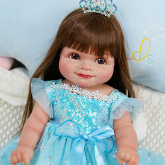 Dasha - 20" Soft Body Reborn Baby Doll with Artisan Craftsmanship, 3D Skin Texture, and Visible Veins, for Collectors and Children