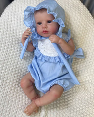 Octavius - 20" Reborn Baby Dolls Realistic Lifelike Adorable Eyes Opened Newborn Girl