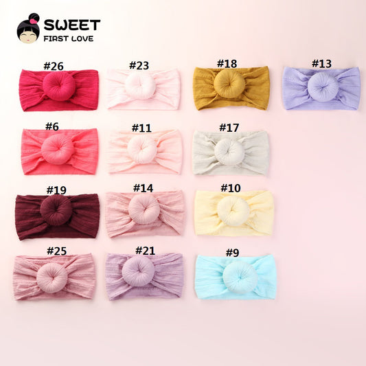 (Buy 1 get 1 at 50% off) Baby Turban Headbands for Reborn Baby Dolls Infant Gifts