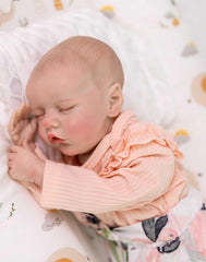 Persis - 18" Reborn Baby Dolls Endearing Sleeping Newborn Girl with Cloth Body
