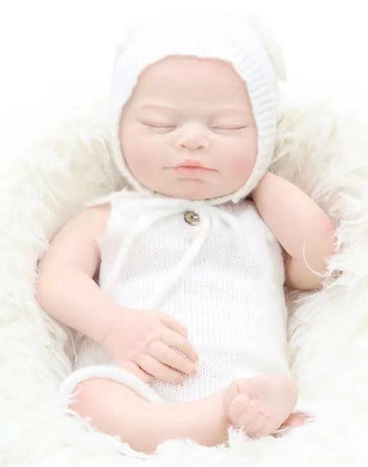 Tristan - 20" Full Silicone Reborn Baby Dolls Sleeping Handmade Toddlers Boy with Soft Body