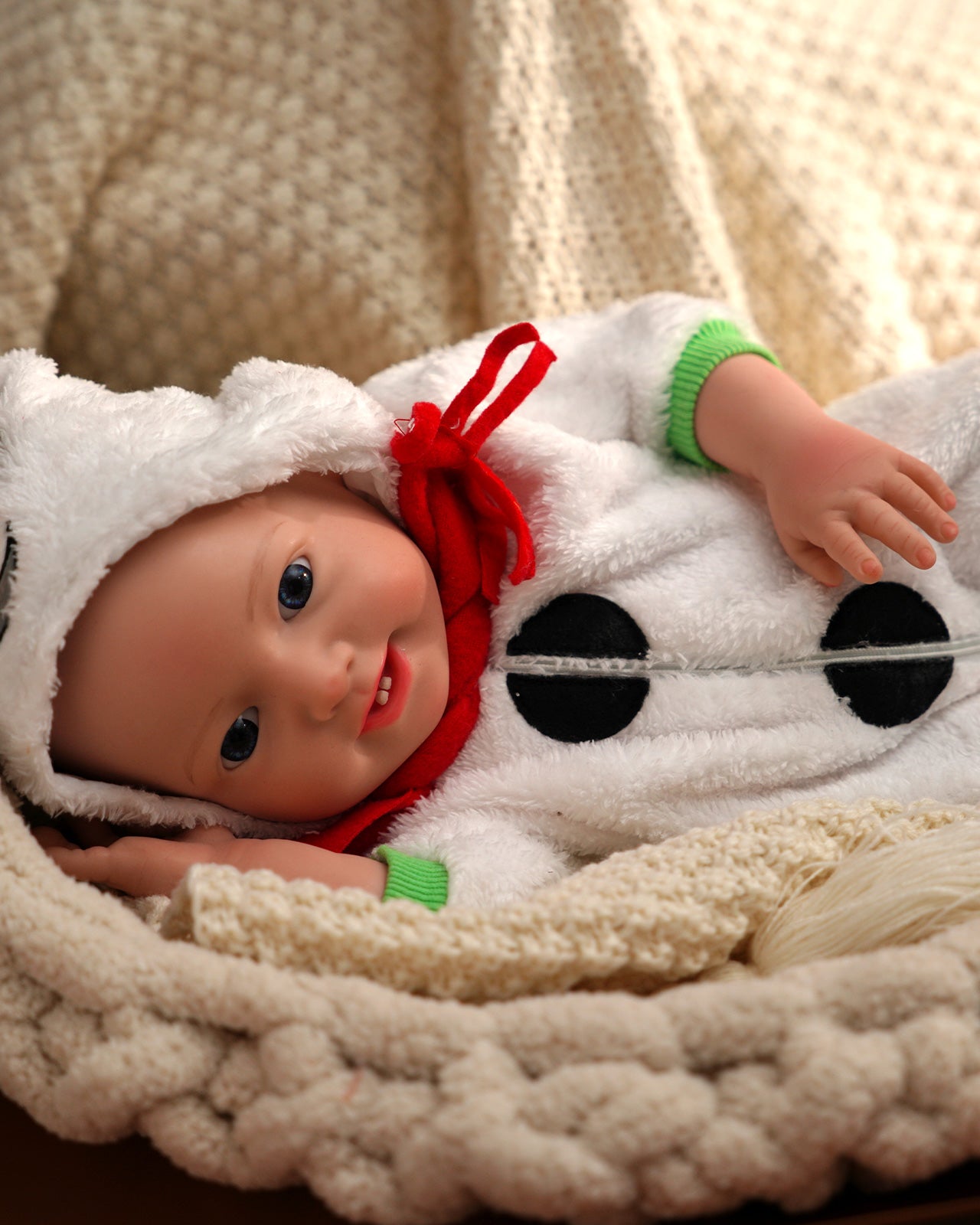 Kara - 18" Full Silicone Reborn Baby Dolls Toothy Grin Bouncy Newborn Girl With Chubby And Pliable Little Hands