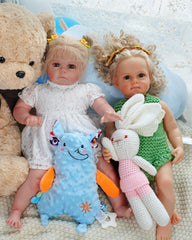 Olivia - Lively Realistic Twin Sisters Reborn Baby Toddler With Curly Hair