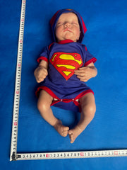 Pascual - 17" Reborn Baby Dolls Cute Sleeping Newborn Boy with Realistic Viniy Silicone Body