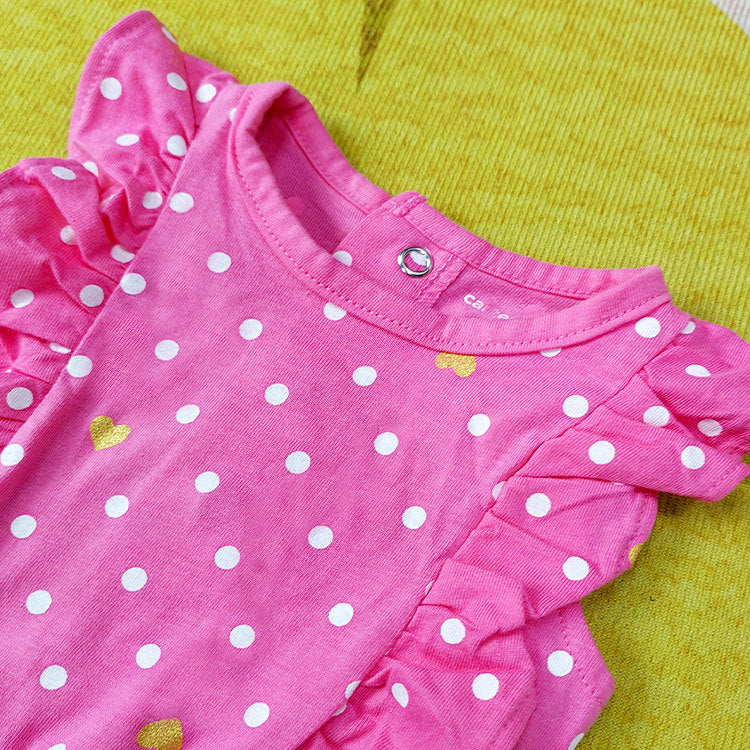 (Buy 1 get 1 at 50% off) Rose Red Dots Romper Clothes For 20"- 24" Reborn Baby Dolls