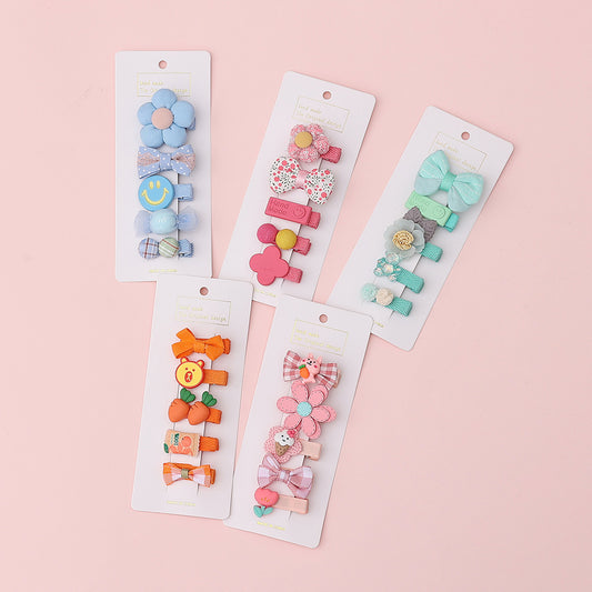 (Buy 1 get 1 at 50% off) Baby Hair Clips for Girls Small Alligator Clips Hair Accessories for Reborn Baby Dolls