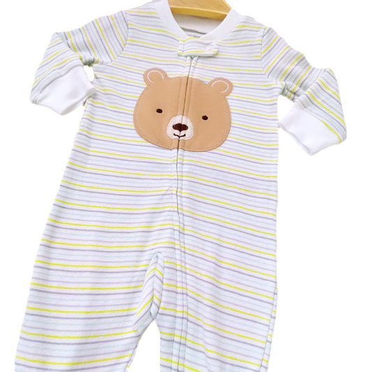 (Buy 1 get 1 at 50% off) Striped Bear Bodysuit Clothes For 22" - 24" Reborn Baby Dolls