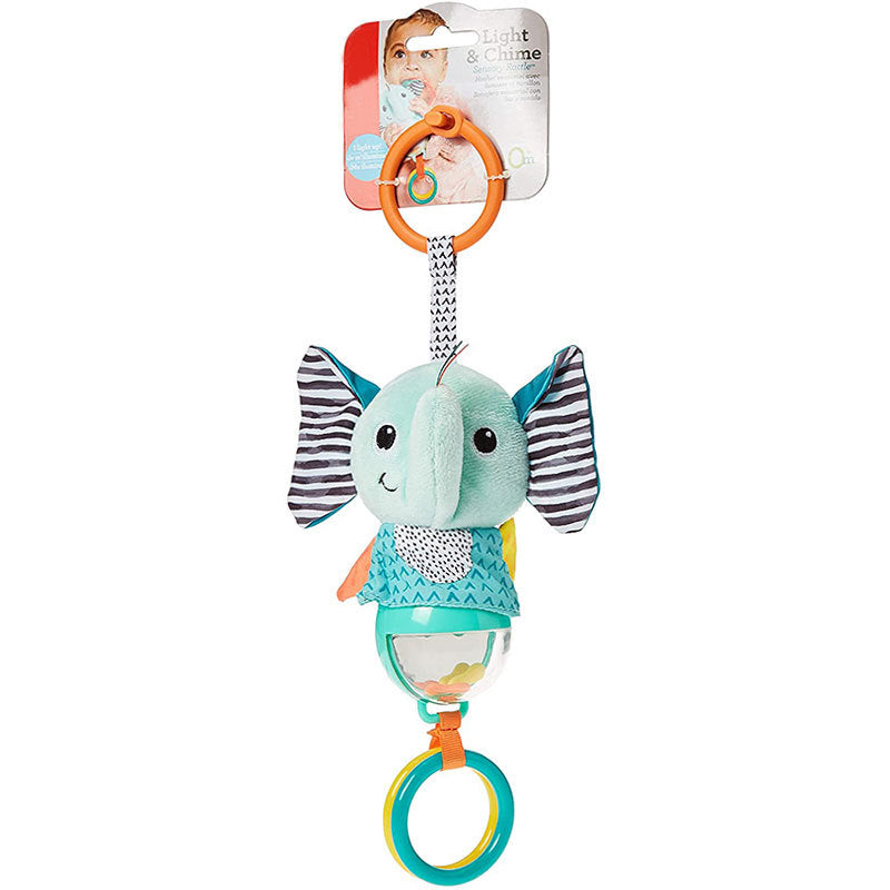 (Buy 1 get 1 at 50% off) Elephant Hanging Rattle Toys, Soft Baby Hanging Toys with Wind Chimes